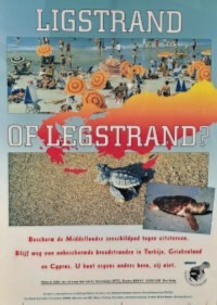 Poster Ligstrand of Legstrand