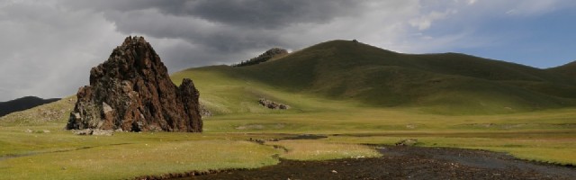 De bergsteppe in Mongolië - Foto Pixaby