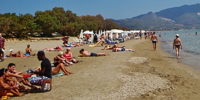 Zakynthos Laganas - legstrand voor zeeschildpadden